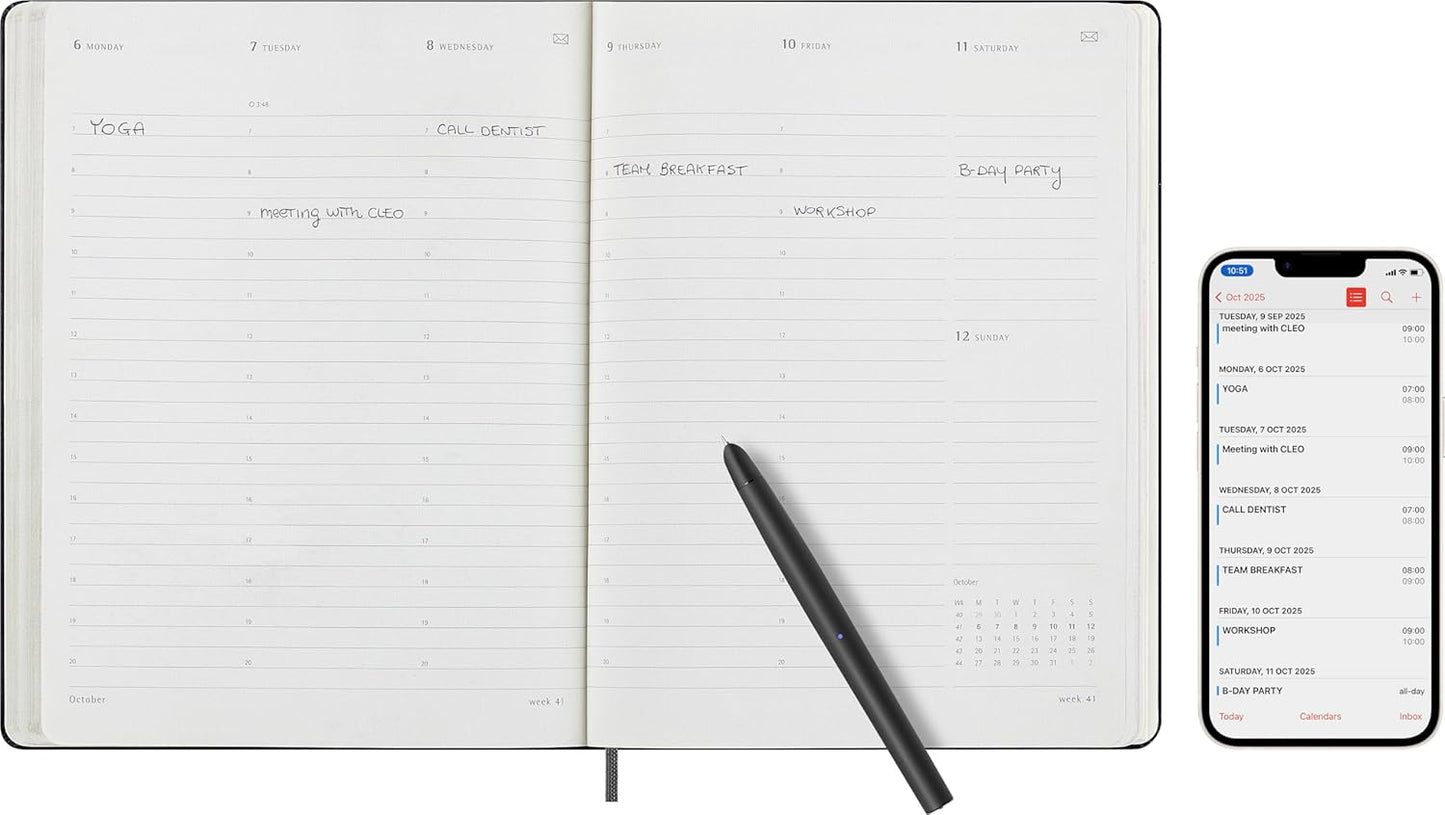 Vuneo Smart Planner PRO 2025 – Weekly & Monthly Productivity Planner | Goal Setting Professional Organizer 2025