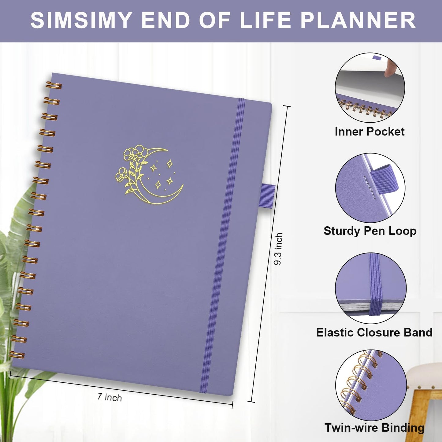 Korbmayer: End of Life Planner – Estate Planning & Important Information Organizer | Final Wishes & Legacy Workbook
