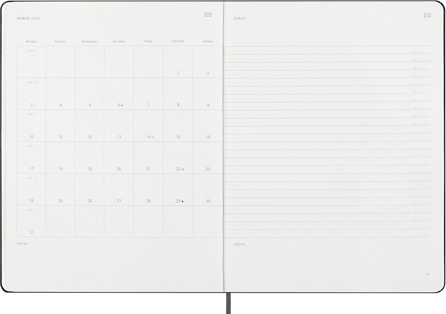 Vuneo Smart Planner PRO 2025 – Weekly & Monthly Productivity Planner | Goal Setting Professional Organizer 2025